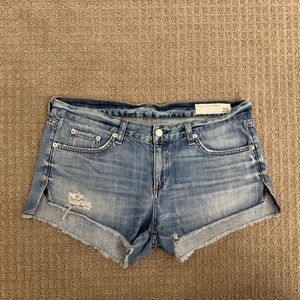Rag & Bone distressed denim shorts size 29